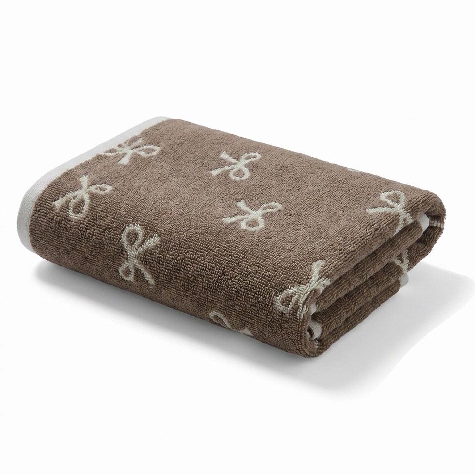 image 1 of OHS Bows 100% Premium Cotton Bath Towel Hotel Quality Soft Absorbent