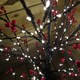 image 4 of 90cm 3ft Christmas Lit Black Twig Tree Red Berry 240 Warm White LED
