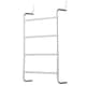 image 1 of House of Home Over-Door Towel Rack 4-Tier Bathroom Silver Storage Hanger Rail Bath Hand Towels