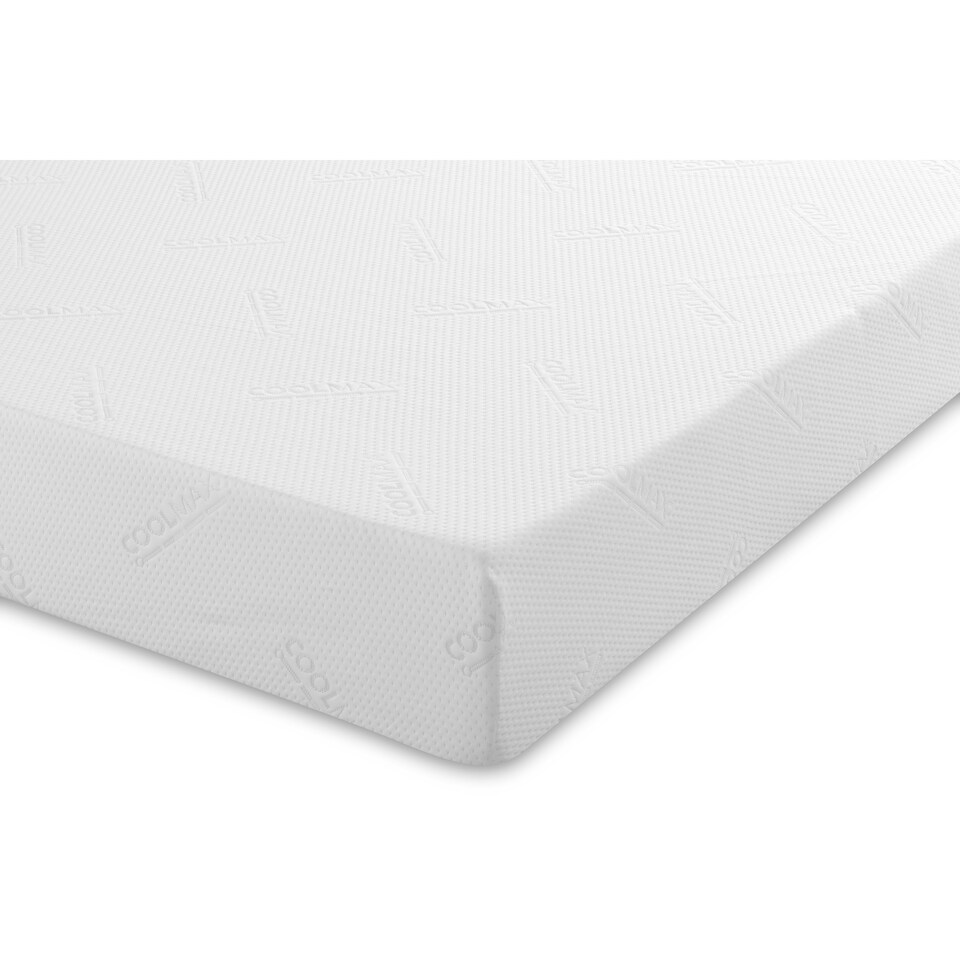 image 1 of CoolMax All Foam Memory Foam Mattress - 8" Deep, Temperature-Regulating Comfort | White | Small Double