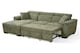 image 5 of Green Chenille Fabric 1C2 Corner Sofabed with Storage WILSON