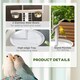 image 5 of PawHut Bird Table with Four Wheels, Perches, Stainless Steel Bowls, Round Tray