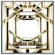 image 3 of Art deco golden black frame (Picture Frame) Brown | XL