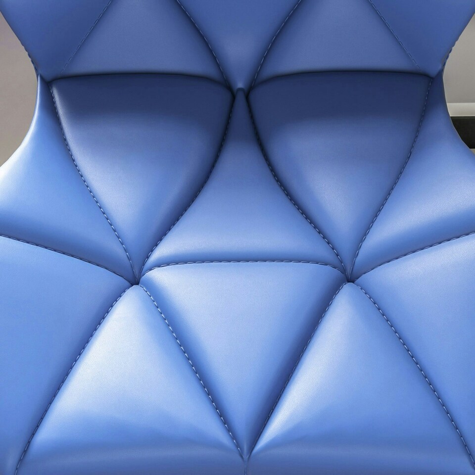 image 1 of Vida Designs Geo Office Chair Computer Desk Table Chair, Blue