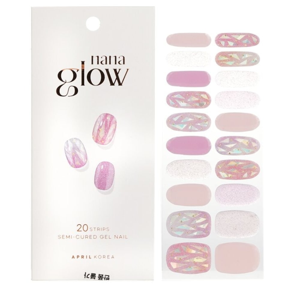 image 1 of Nanaglow Nail Sticker - # Gn04 - 20pcs Multi