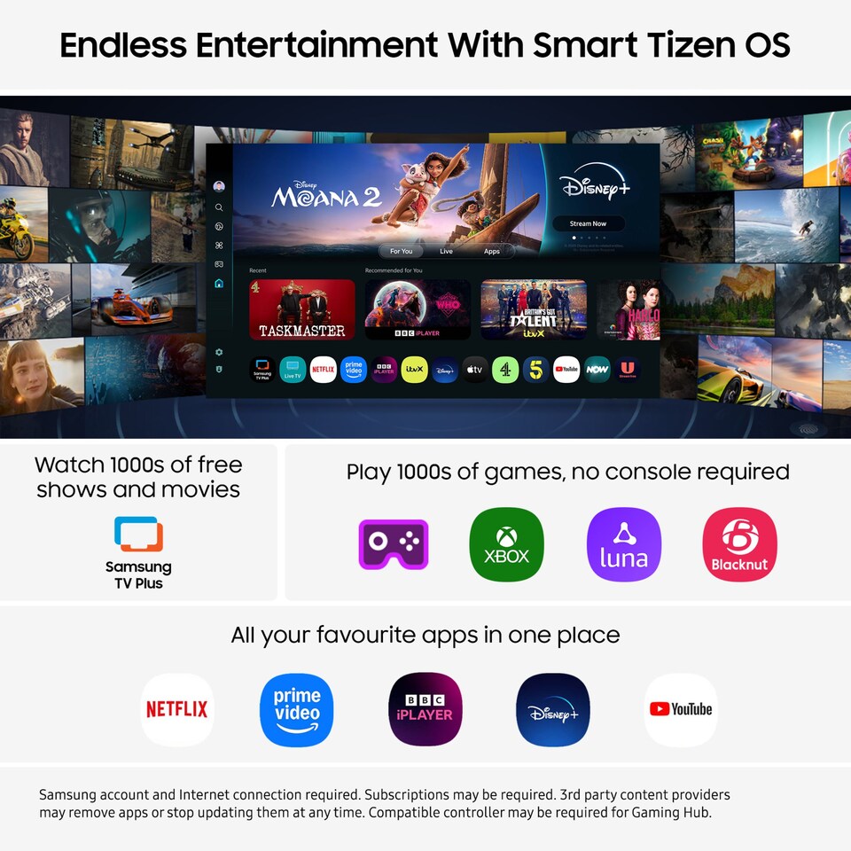 image 1 of Samsung QE100QN80F 100 Inch 4K Neo QLED Smart TV