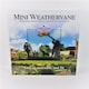 image 1 of Mini Man with Shotgun Weathervane - Steel - L38 x W38 x H46 cm - Black