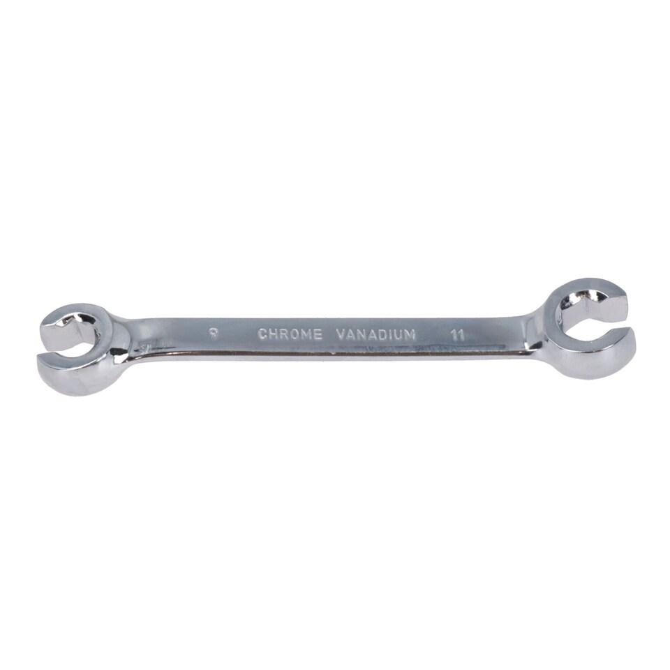 image 1 of 9mm + 11mm Metric Combination Flare Nut Brake Gas Fuel Pipe Spanner Wrench