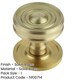 image 2 of Elegant Satin Brass Cupboard Knob for Stylish Interiors - Kitchen Cabinet Knob