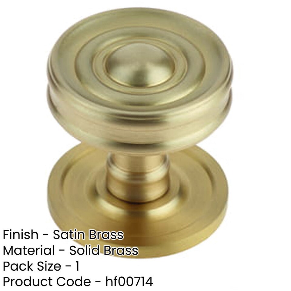 image 1 of Elegant Satin Brass Cupboard Knob for Stylish Interiors - Kitchen Cabinet Knob