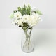 image 1 of Homescapes Artificial White Bouquet of Gerbera Daisies and Daffodils