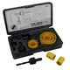 image 1 of 11pc Hole Saw Round Cutter Drill Arbor 19 - 64mm Cutters Circle Saws In Case