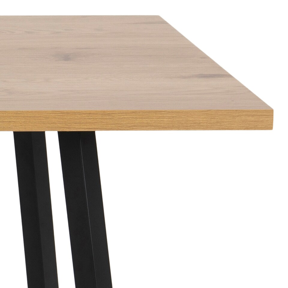 image 1 of Cenny Dining Table in Oak & Black