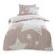 image 1 of VELVETIO Superstar Duvet Cover Set Soft Polycotton Reversible Kids Beddings Pink | Blush Pink | Double