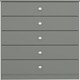 image 2 of Denver 5 Drawer Chest Grey