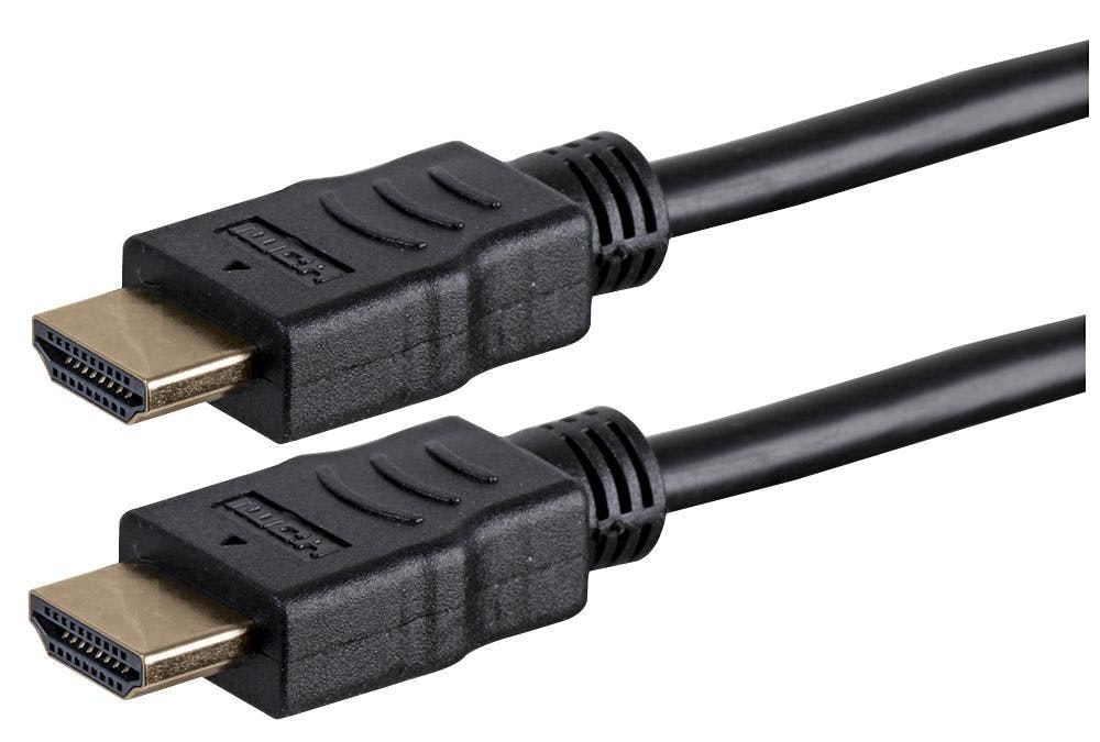 PRO SIGNAL - High Speed 4K UHD HDMI Lead, Male to Male, Gold Plated, 3m Black