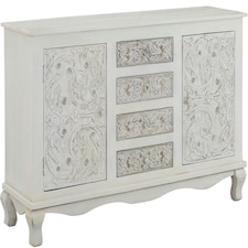 Rajat Sideboard 2D4DR white Grey White | White Grey