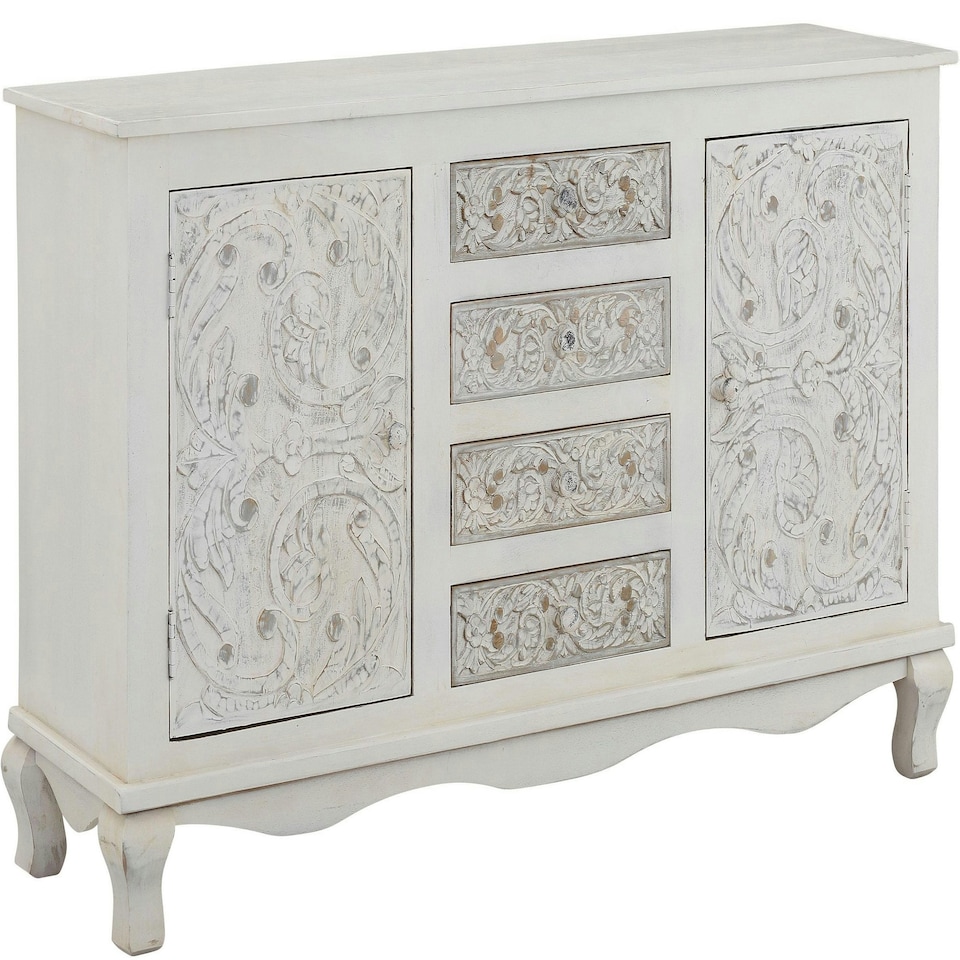 image 1 of Rajat Sideboard 2D4DR white Grey White | White Grey