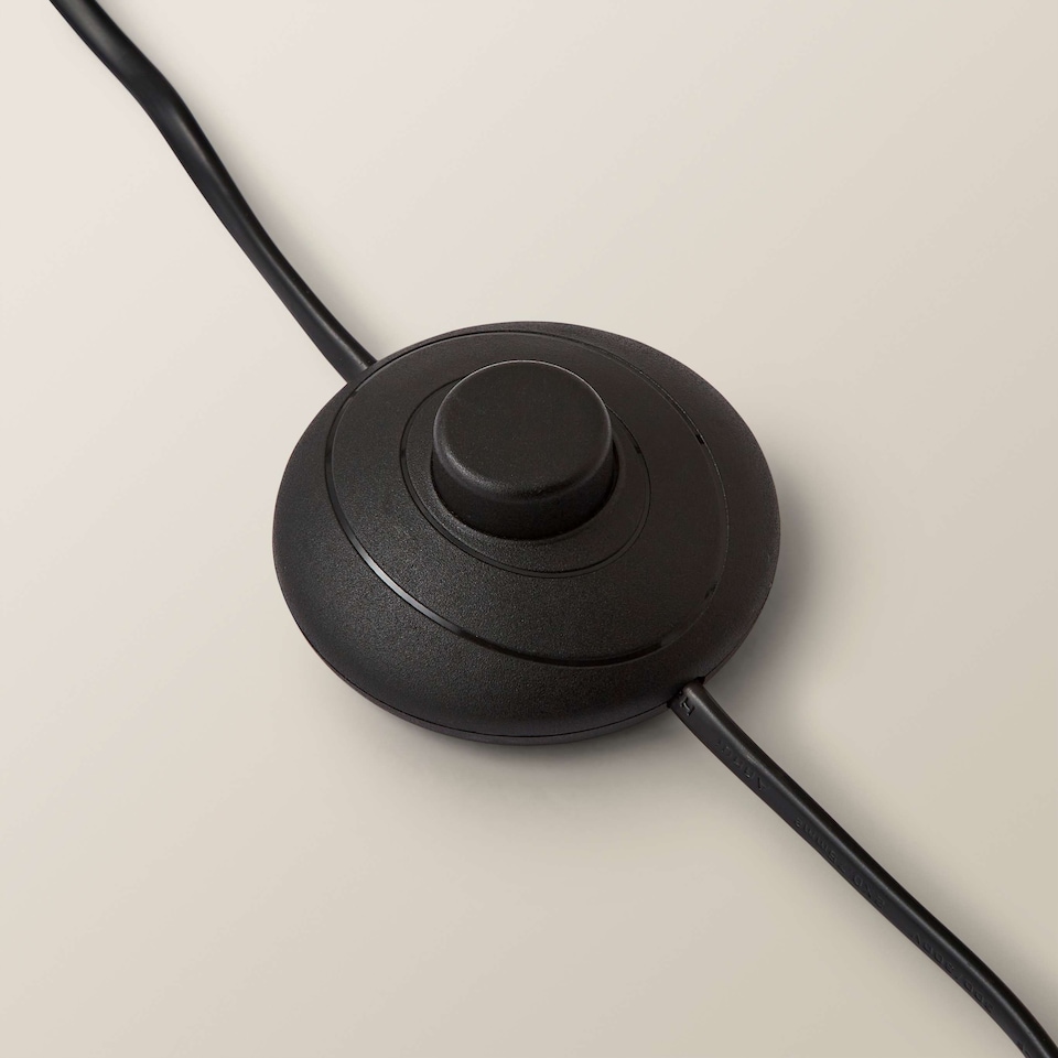 image 1 of ValueLights Memphis Twist Brushed Chrome Floor Lamp Navy Blue Shade | Blue