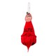 image 1 of Pre-personalised Lucky Gonk Mascot Keyring For Bag Or Backpack - Alfie - 136 Names and Themes Available | Red