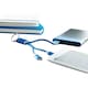 image 2 of MidOcean Rizo Keyring Charging Cable - Royal Blue - One Size