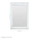 image 2 of Interiors By Premier Thick Silver Frame Small Square Wall Mirror, Bold Wall Mirror With Bevelled Corners, Modern Wall Mirror Silver
