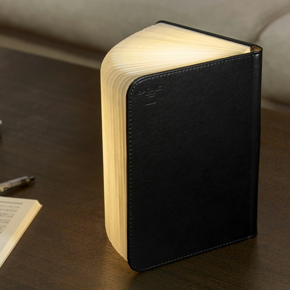 image 1 of Gingko LED Smart Book Desk Light N/A | Black Leather
