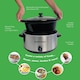image 8 of Hamilton Beach 'The Comfort Cook' 3.5L Silver Slow Cooker