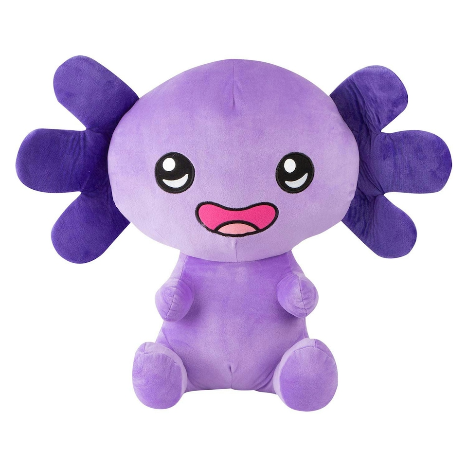 image 1 of Axolotl Soft Toy Cute Plushie Huggable Cuddly Stuffed Toy 50cm Purple