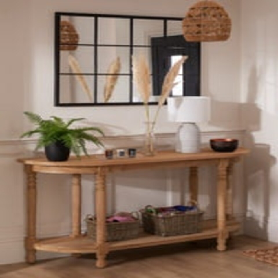 image 1 of Loire Mahogany Console Table Brown