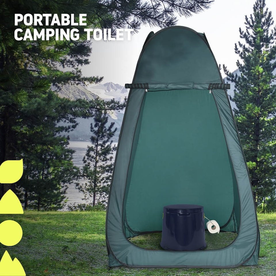 image 1 of Hillington Portable Toilet with 5L Removable Bucket