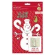 image 2 of Xcut Dies - Pop Up Card - Snowman, Silver, A5