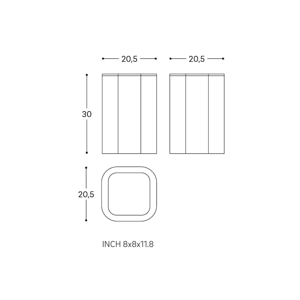 image 1 of Cosmic Bathroom Waste Bin Sanitary Paper Bin with Glossy Stainless Steel 5L