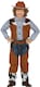image 1 of Fancy Dress Child Brown Suede Cowboy Costume - 3-4 Years