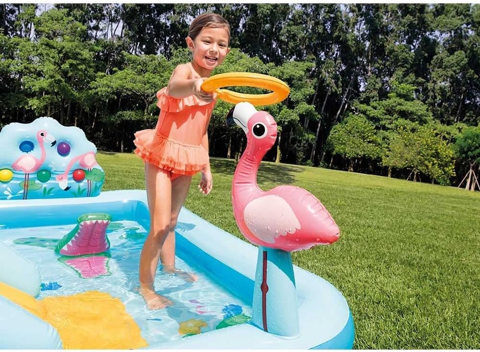 image 1 of Intex Jungle Adventures Water Play Center Fun-Filled Playtime for Kids | Blue | 1
