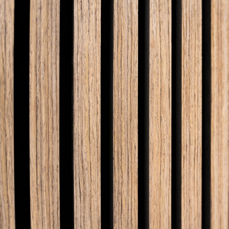 image 1 of Acoustic Slat Wall Panels x 3 - Light Walnut