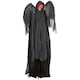 image 1 of HOMCOM Winged Grim Reaper Animatronic Prop w/ Light Up Eyes, for Haunted House