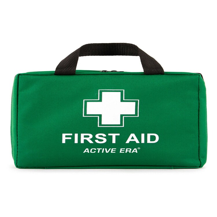 90 Piece Premium First Aid Kit Bag - Green