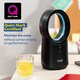 image 3 of Russell Hobbs RHBLDLUSB25B Compact Wireless Desk Fan in Black