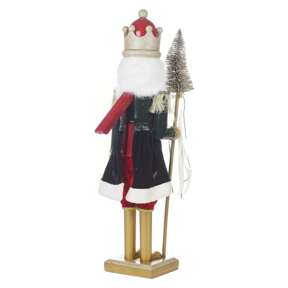 image 1 of 60cm Wood Look Christmas Nutcracker Soldier