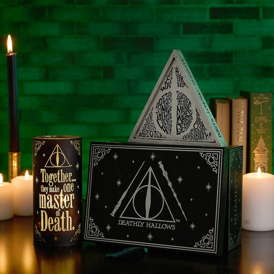 image 1 of Warner Bros Harry Potter Dark Arts Box - Deathly Hallows Black