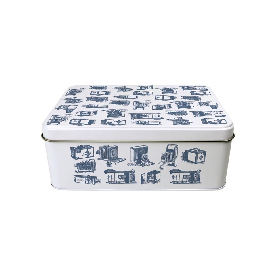 image 1 of Vintage Photography Storage Tin
