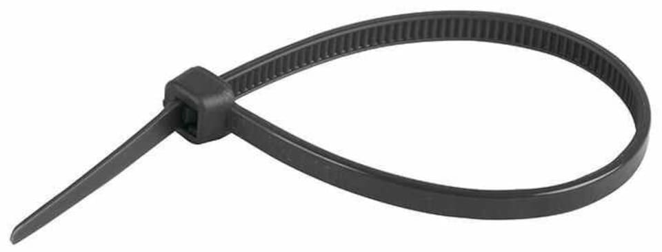 CONCORDIA Weather Resistant Nylon Cable Ties, 385mm x 4.8mm, Black, Pack of 100