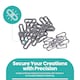 image 2 of 25mm Oval Shaped Brass Eyelet& Washer Metal Grommet Kit for DIY- 50pcs