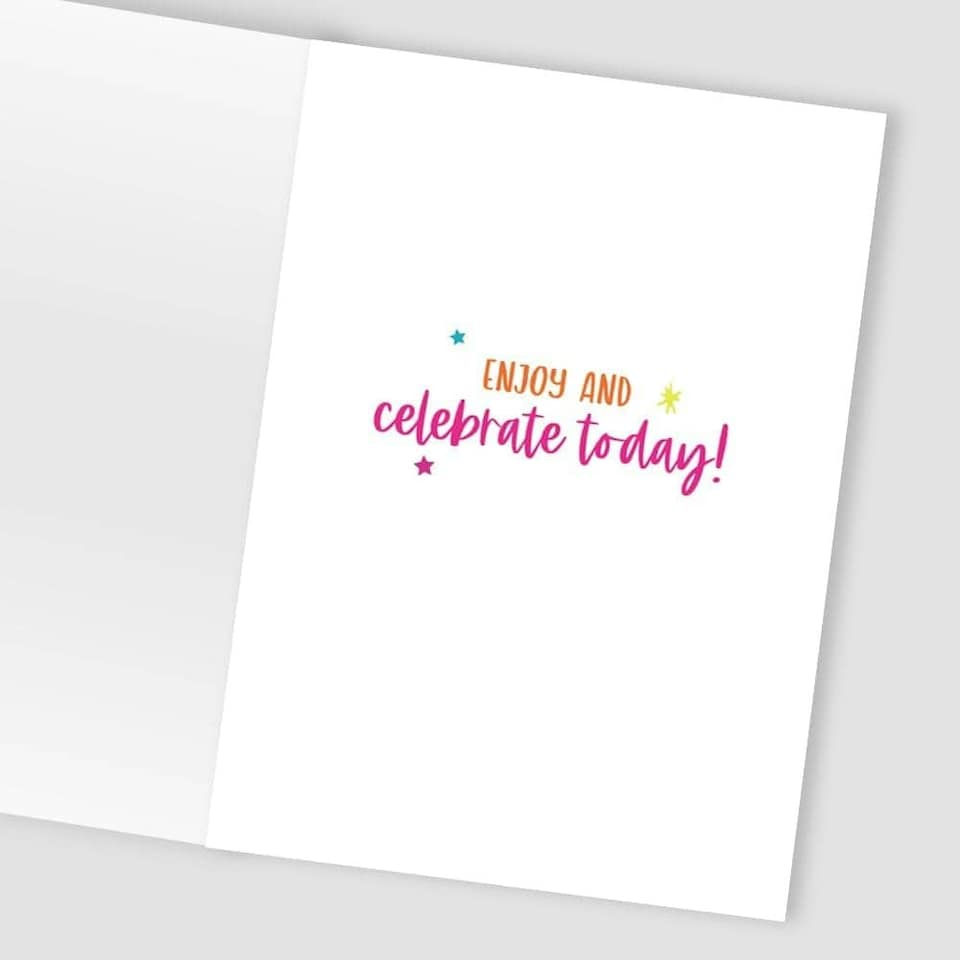 image 1 of Sweet & Bright! Hand-Finished Birthday Card