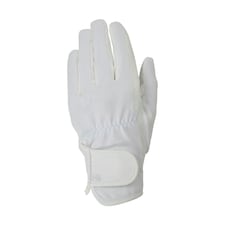 Hy5 Every Day Leather Riding Gloves - White - L | White | L