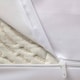 image 7 of Homescapes Luxury Zipped Mattress Encasement, 30 cm | White | Double | 1
