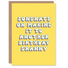 Congrats On Making It Another Year Woman Girl Her Birthday Card