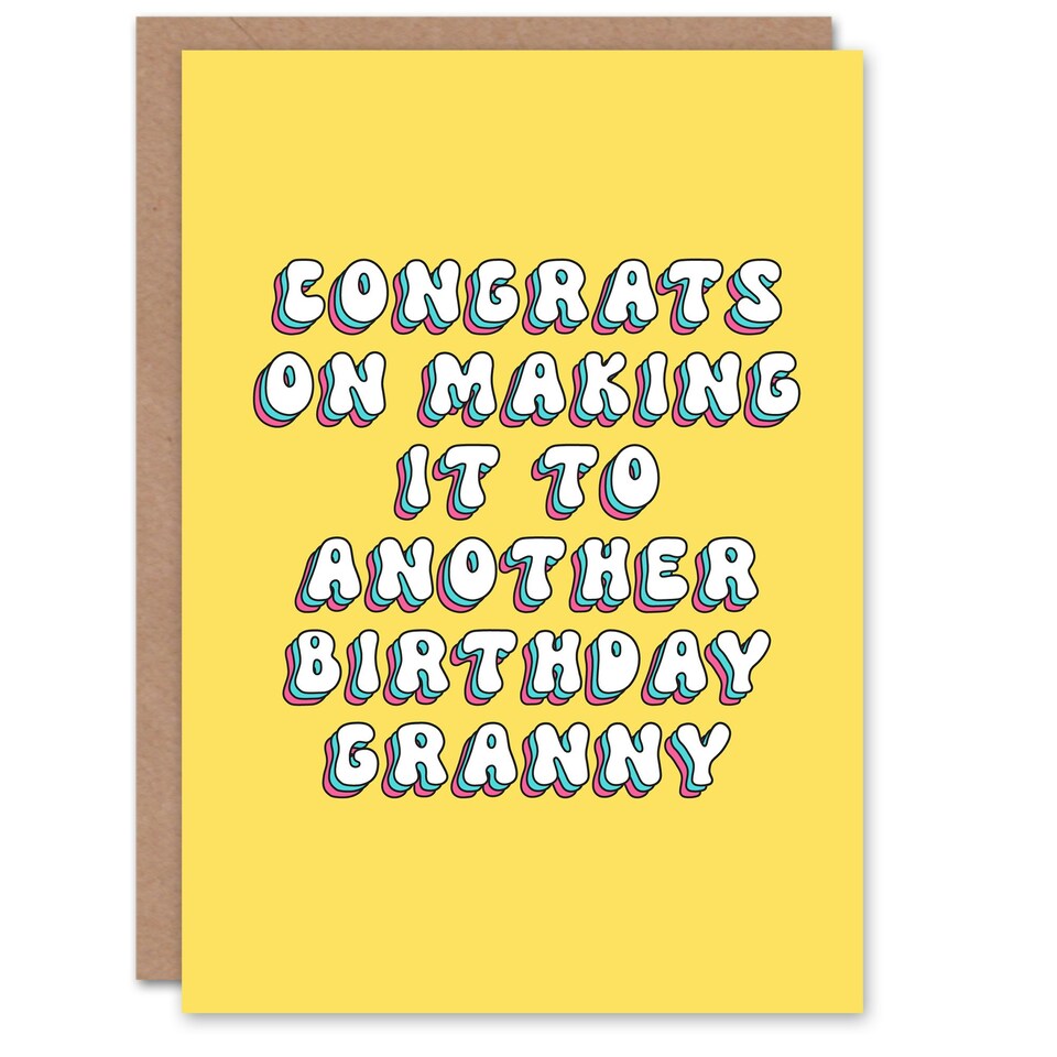 image 1 of Congrats On Making It Another Year Woman Girl Her Birthday Card