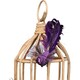 image 2 of Decorative Purple Fantasy Bird With Clip - 15cm